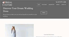 Desktop Screenshot of bridalcouture.ca